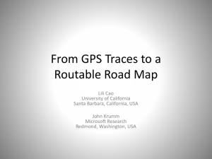 From GPS Traces to a Routable Road Map