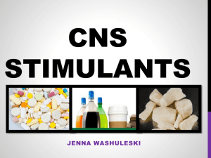 CNS Stimulants - AODAResourceCenter