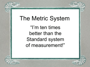 measuring with metrics