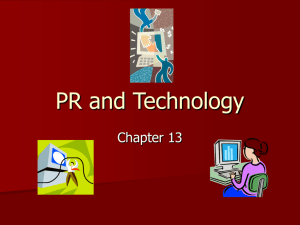 PR and Technology
