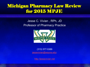 Pharmacy Law Review 2010