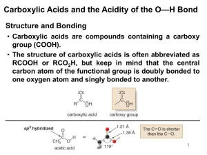 “carboxylic acid”.