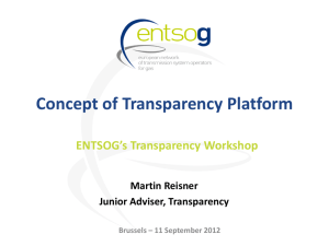Concept of Transparency Platform