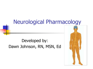 Neurological Pharmacology Presentation