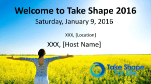 Take Shape 2016