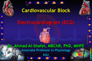 3-Electrocardiogram (ECG).