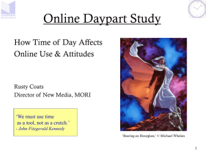 Online Daypart Study