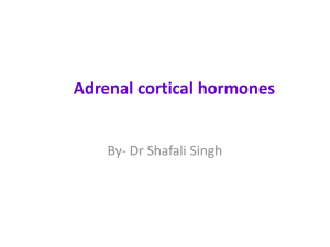 Adrenal cortical hormones 5