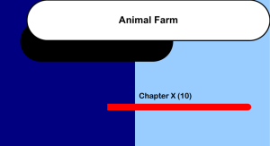 Chapter 10 Q&A Animal Farm