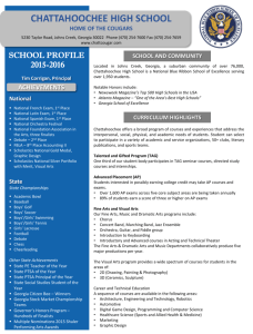 15-16 Chattahoochee HS School Profile