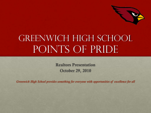 Greenwich High School Points of Pride