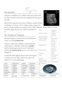 Tungsten best - elementssph-7-3