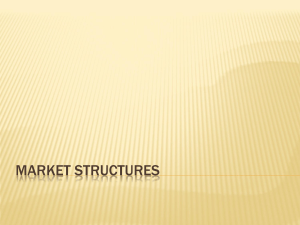 Market Structures Powerpoint