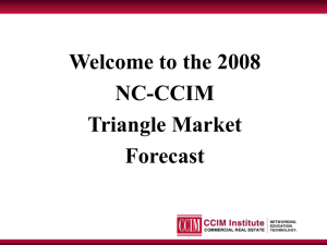 Triangle Commercial Real Estate Forecast