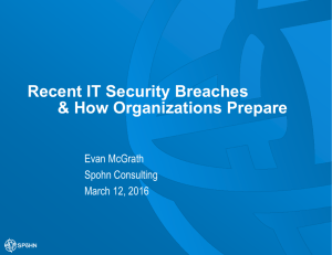 Recent Security Breaches and How Organizations Pre