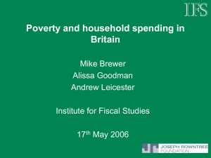 Income poverty rate - Institute for Fiscal Studies