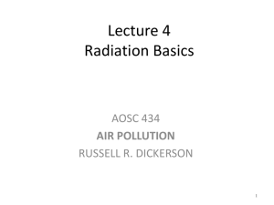 lecture 4 - Atmospheric and Oceanic Science