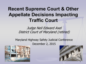 File - Maryland Highway Safety Judicial Conference