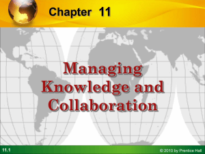 Management Information Systems Chapter 11 Managing