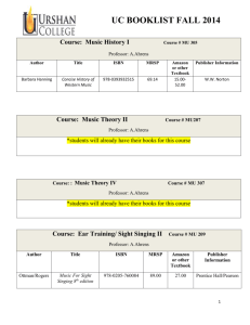 Course - Urshan College