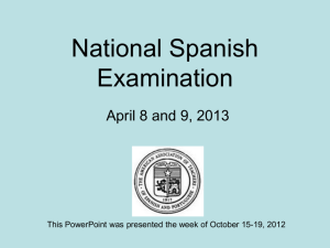 National Spanish Examination