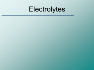 Electrolytes - WordPress.com
