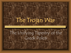 The Trojan War - People Server at UNCW
