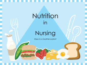 Nutrition in Nursing - Career Educational Pathways
