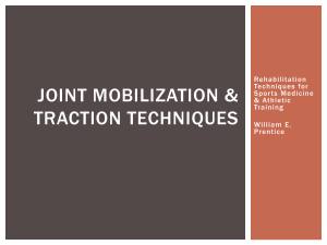 Joint Mobilization & Traction Techniques