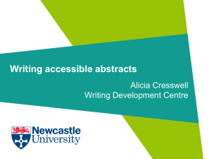 Accessible Abstracts PowerPoint 2013