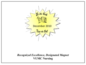 Staffing and Scheduling - Vanderbilt University Medical Center