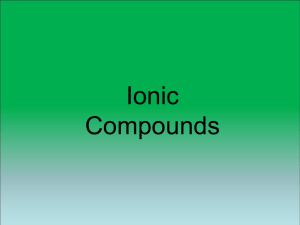 Elements and Compounds