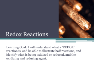 1 - Redox & Cells - lets-learn