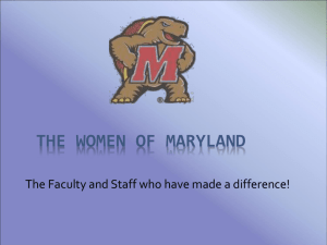 Important Maryland Women