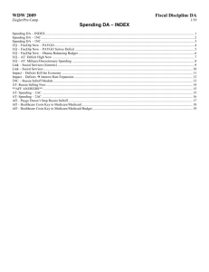 Spending DA – 1NC - Kansas State University