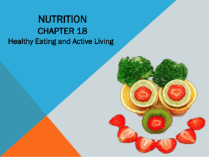 Nutrition Chapter 18 Powerpoint