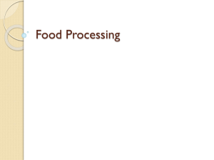 Food Processing and Utilization