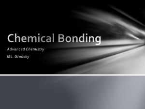 Chemical Bonding - Waterford Public Schools