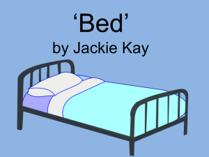 'Bed' Presentation
