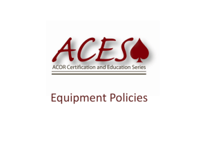 ACES 2013 - Office of the Corporate Controller