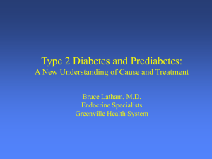 Possible etiology of type 2 diabetes