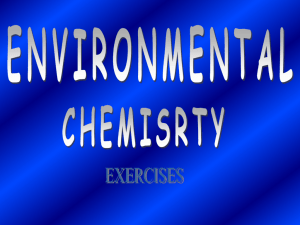 Unit 14 EnvironmentalChemistry