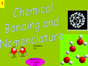 Properties of Ionic and Covalent Compounds/Molecules