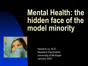The hidden face of model minority