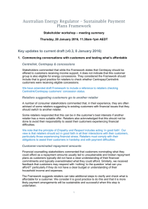 Sustainable Payment Plans Framework