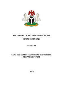 Accounting policies accrual