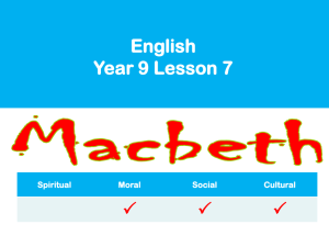 7 Lady Macbeth's Motives