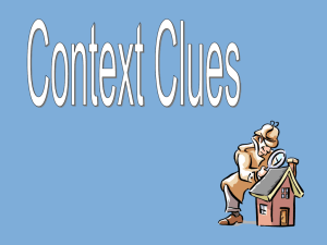 Context Clues 2