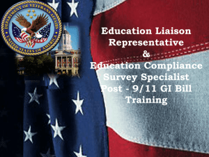 Education Liaison Representative & Education Compliance Survey