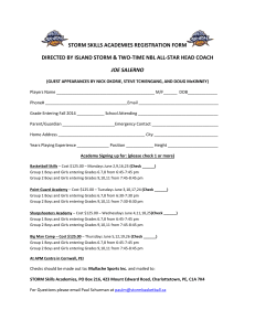 storm skills academies registration form directed by
